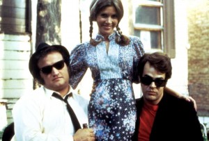 Carrie Fisher, Dan Akroyd, John Belushi