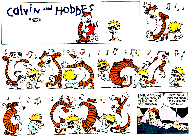 calvin and hobbes comics