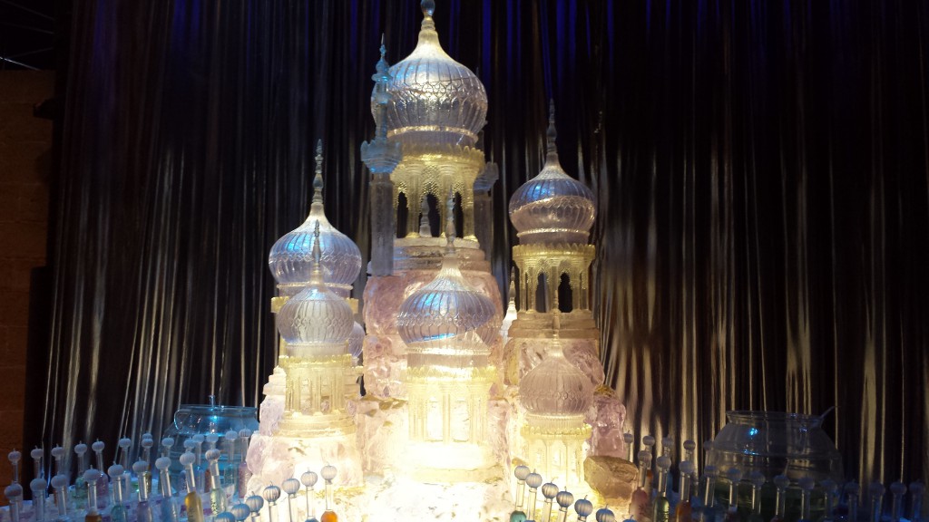 yule ball ice sculpture