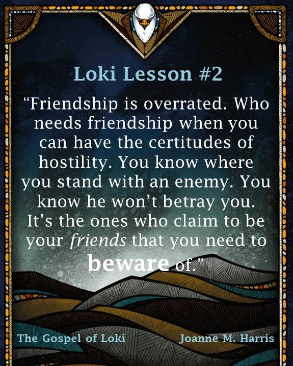 the gospel of loki by joanne m harris