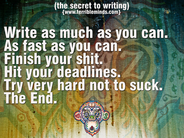 the secret to writing