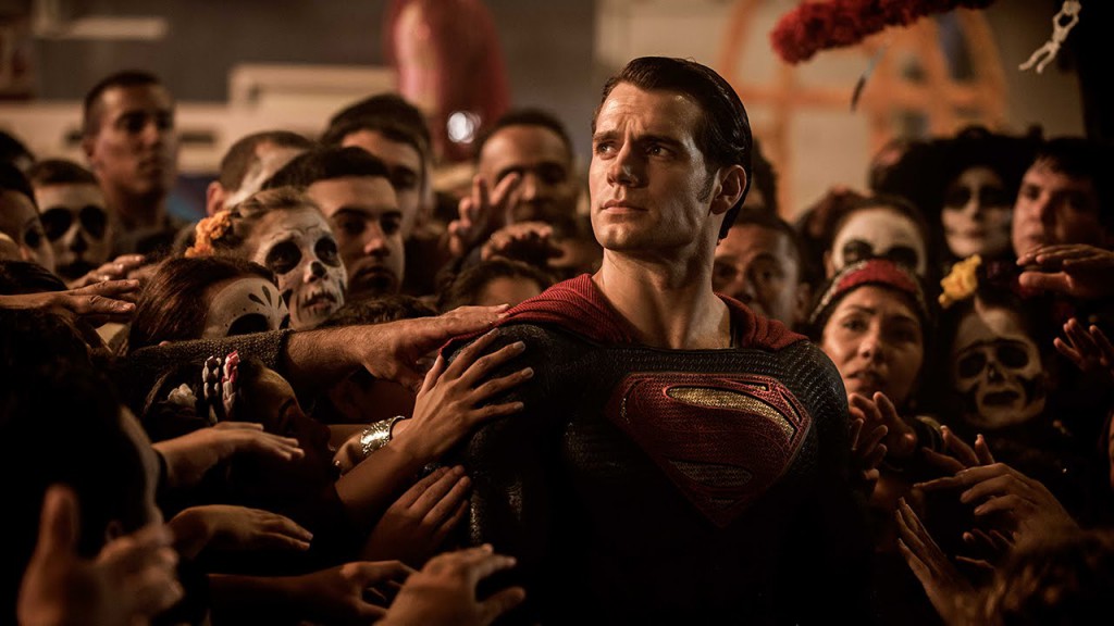Superman adoring crowd