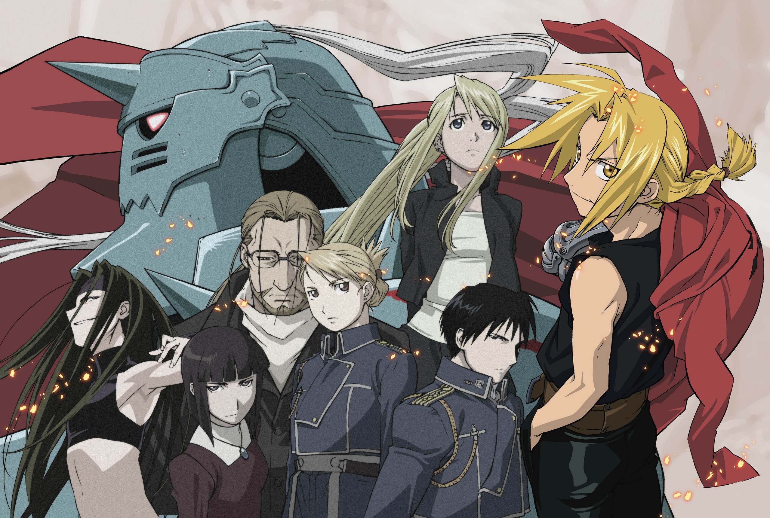 Fullmetal Alchemist Brotherhood cast photo. :D