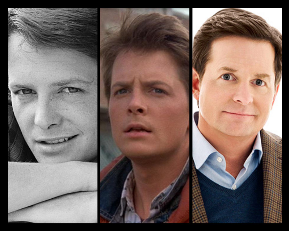 Michael J Fox through the years